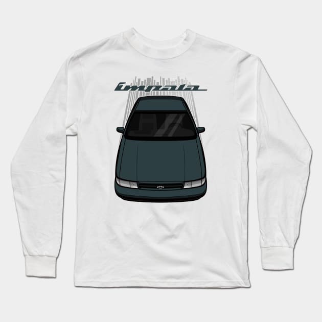 Chevrolet Impala SS 1994 - 1996 - gray green Long Sleeve T-Shirt by V8social